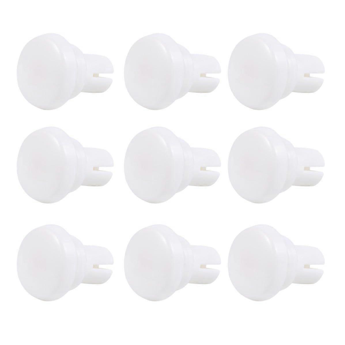 100Pcs R-Type Nylon Plastic Rivet Nut Clips for PCB Motherboard Mounting