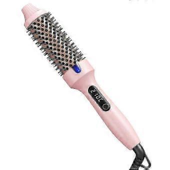 Ionic Thermal Brush for Curling and Straightening with Dual Voltage, 6 Temperature Settings & LED Digital Display DB-brnv