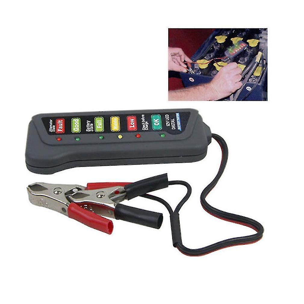 Tirol 12 Volt Led Battery And Alternator Tester For Cars And Trucks