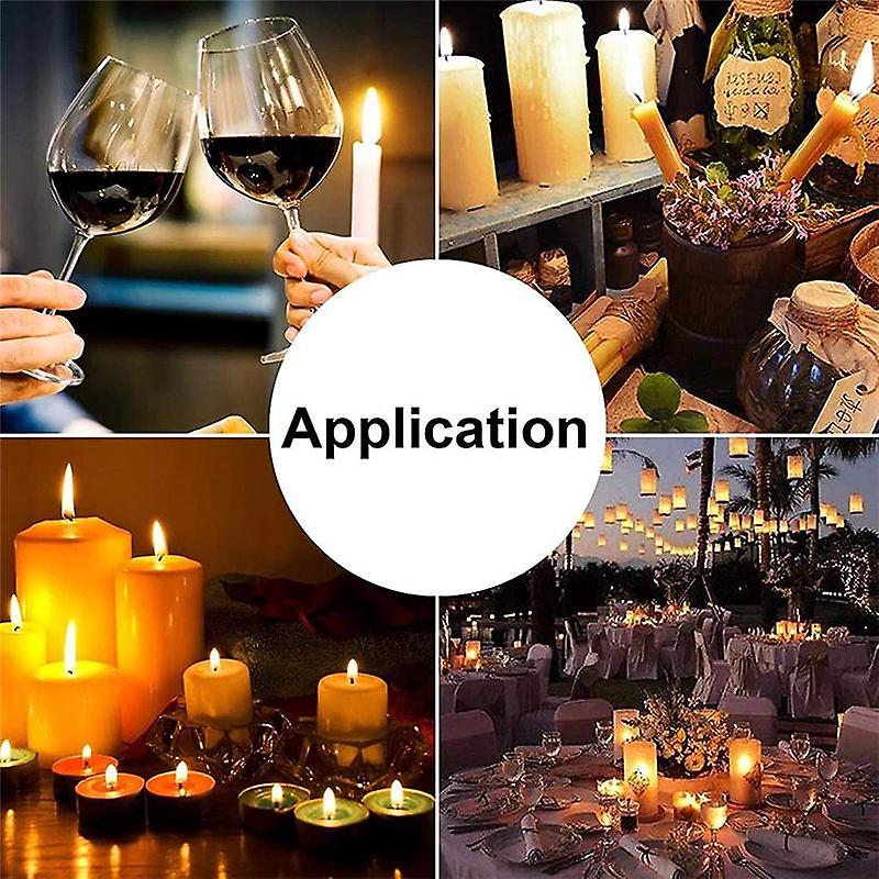 Candle DIY Set, 1 Roll 200Ft/61M Cotton Candle Wick Core with 100 Pcs Candle Wick Sustainer for Can