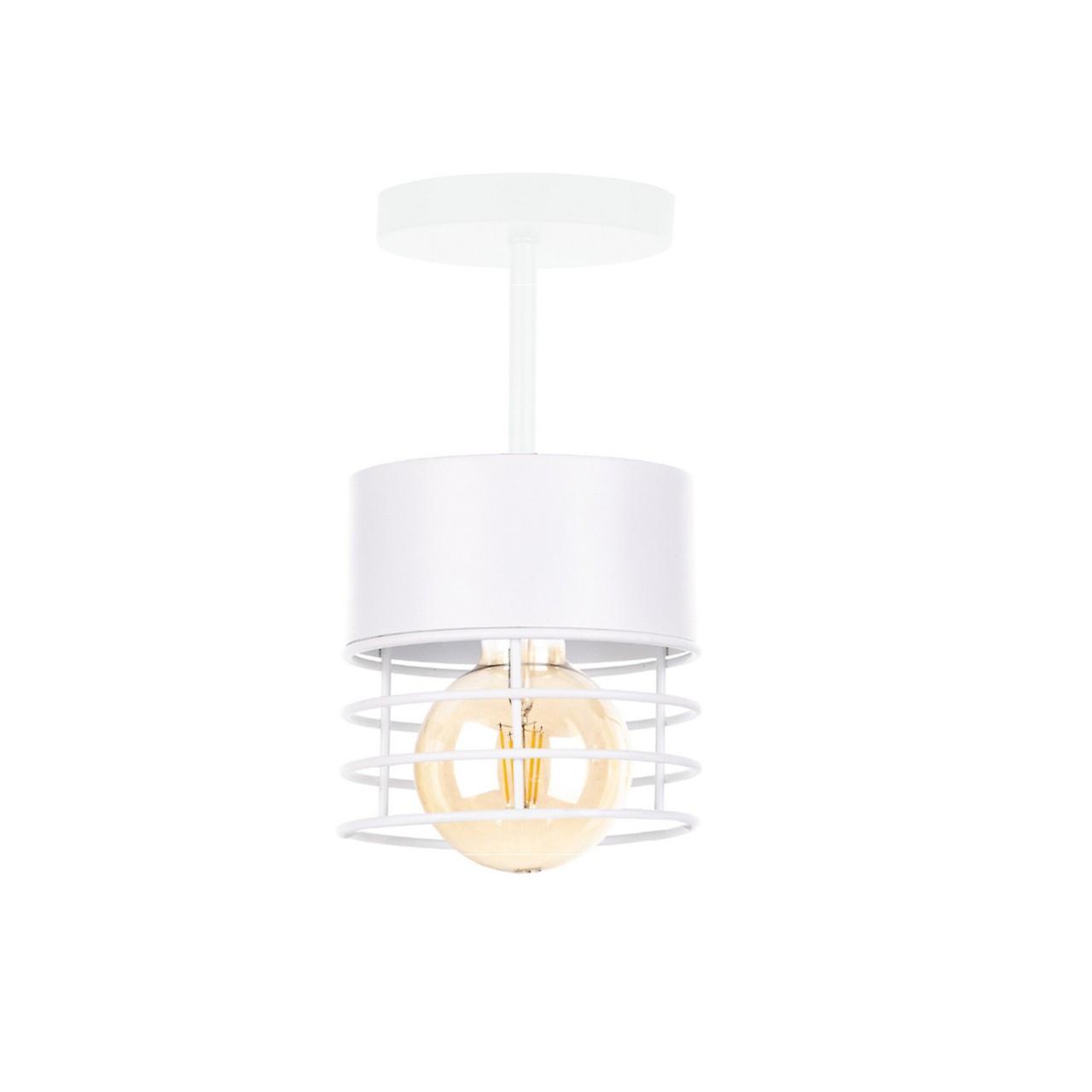 Keter Atollo Cylindrical Ceiling Light White, 12cm, 1x E27