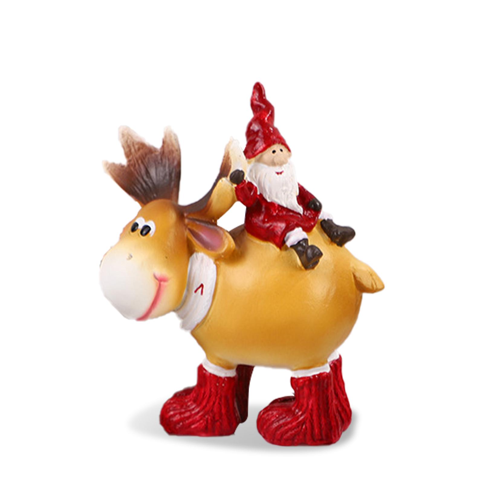 Christmas Gnomes Elf Decoration Handmade Elk Santa Claus Winter Gnomes