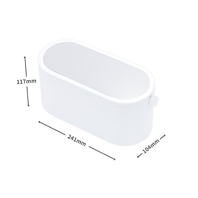 Makeup Organizer Box With Led Light Mirror Portable Travel Makeup Cosmetics Organizer Touch Light Storage Makeup Case