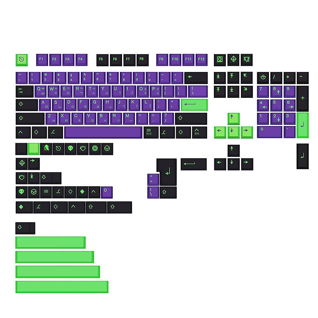 PBT Keycaps 146 Keys Cherry Profile DYE SUB Personalized EVA Custom Keycap Set