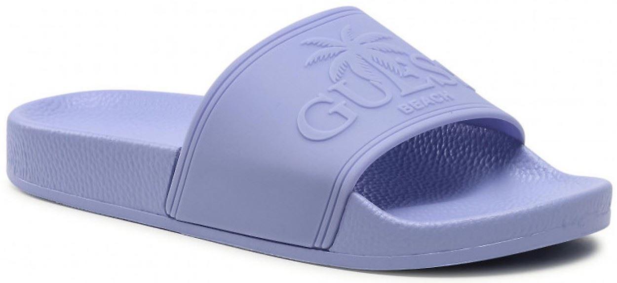 Guess Slippers Luxe Lavender Womens Beach Summer Flip Flops