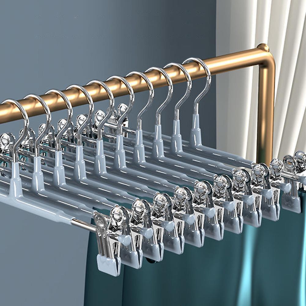 Thicken Suit Hanger Adjustable Clips Durable Space Saving for Towel Coats Skirt