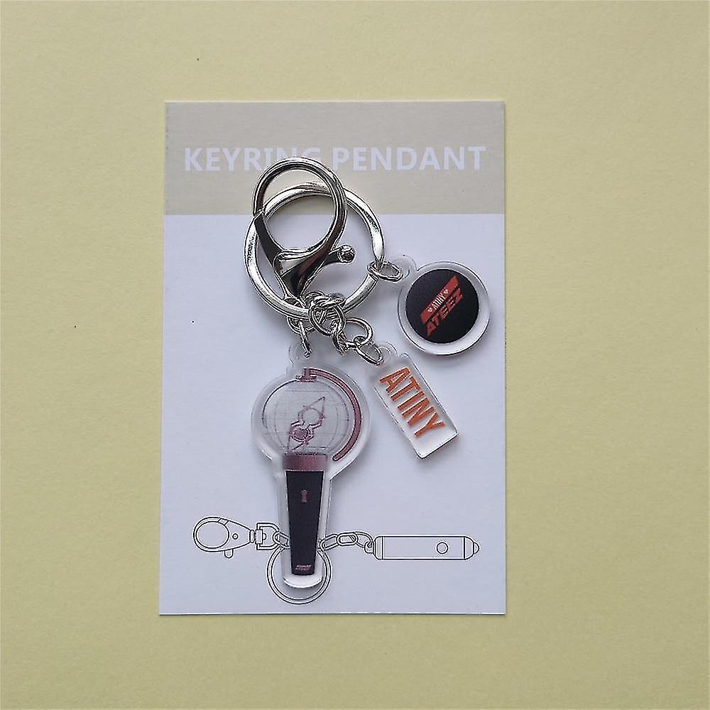 K St Jk Stationery Set Kpop Light Stick Keychain Pendant