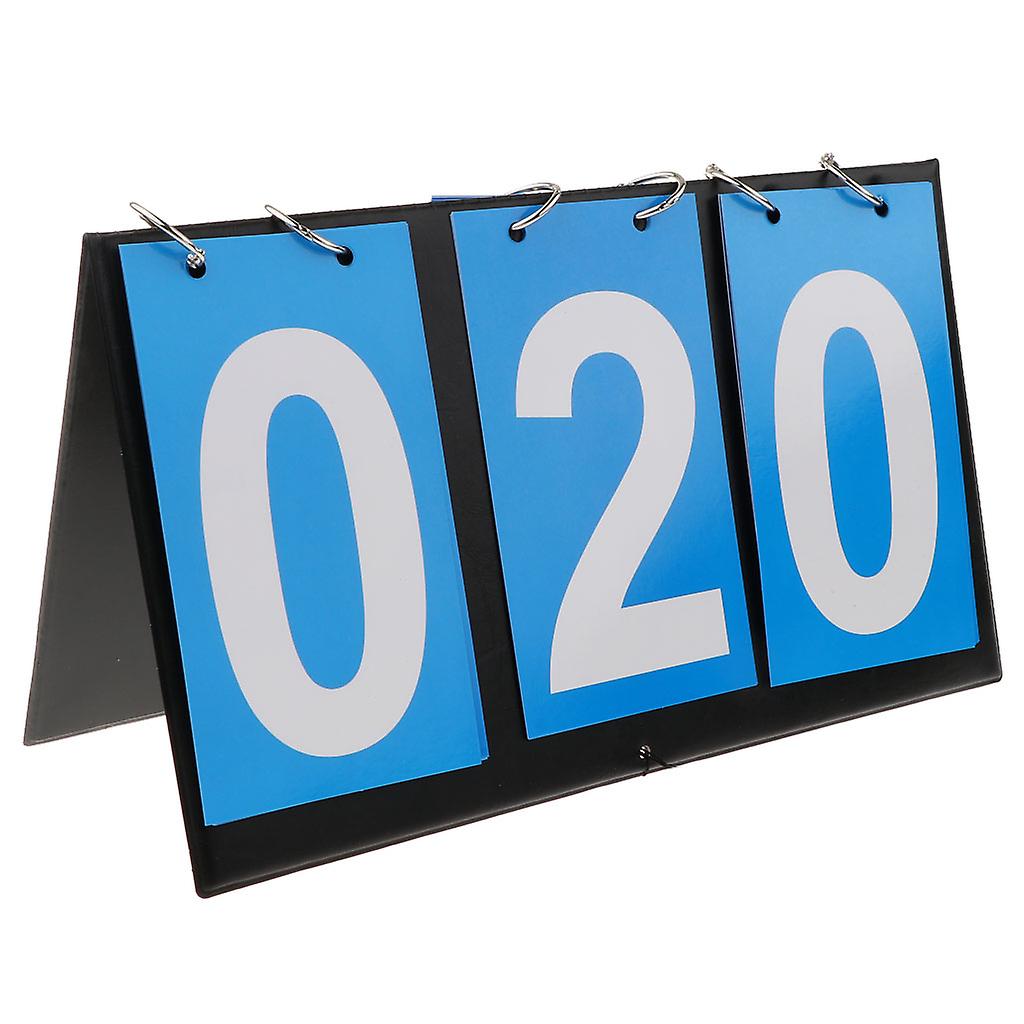 3-Digital Portable Table Top Scoreboard Flipper for Basketball Football Red
