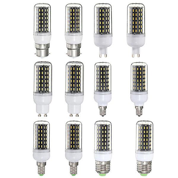 E27/e14/e12/b22/gu10 Led Bulb 6w 600lm Pure/warm White Corn Light Lamp Ac 220v Smd 4014