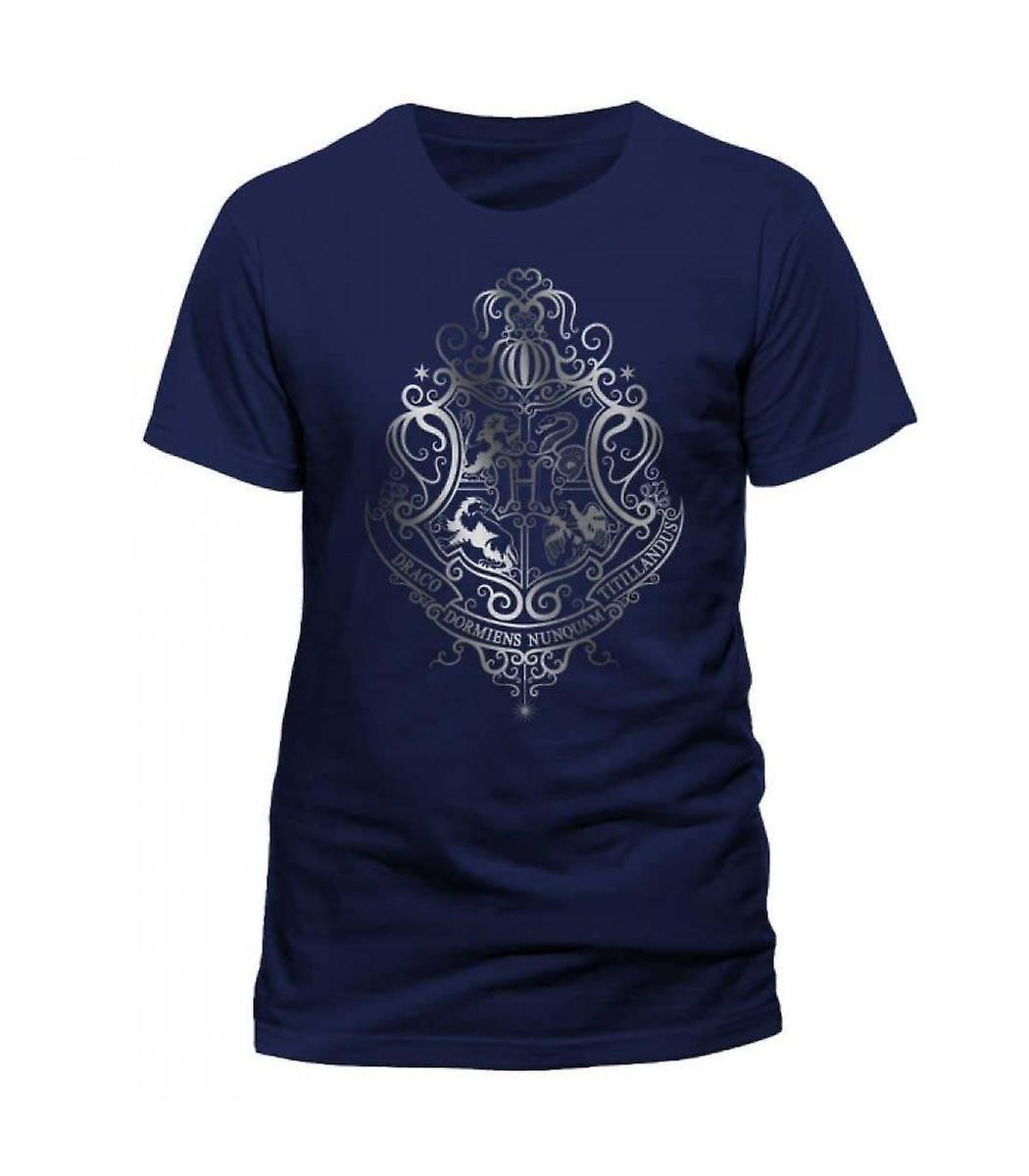 Harry Potter - Silver Foil Crest  T-Shirt