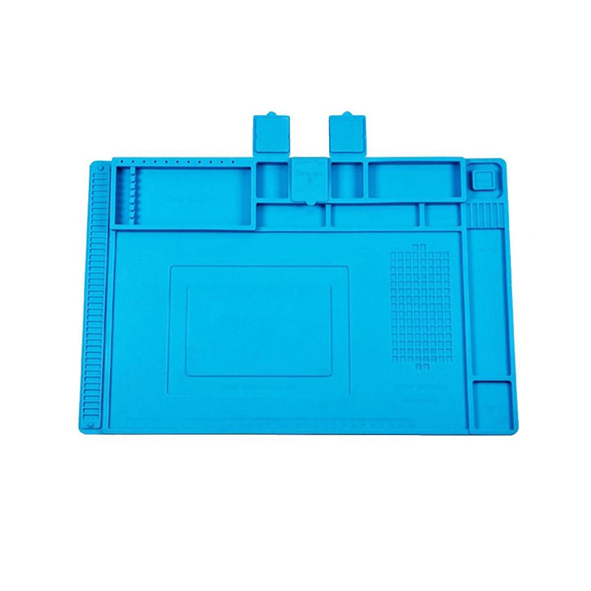 Resistant Silicone Soldering Mat Anti Static Magnetic Electronic Repair Work Mat for Workbench,Cell