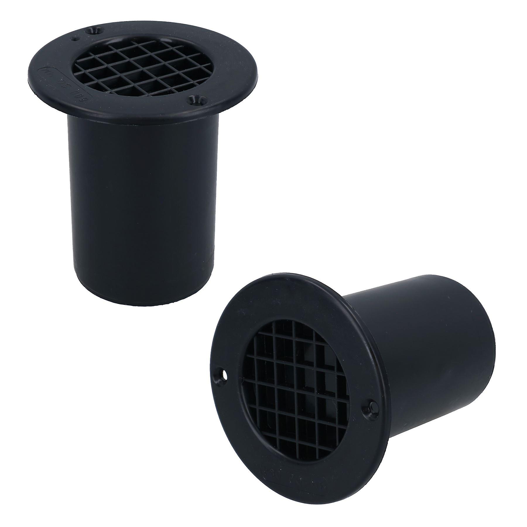 2 Pack Gas Drop Out Floor Vent 75mm Caravan Van Conversion Motorhome