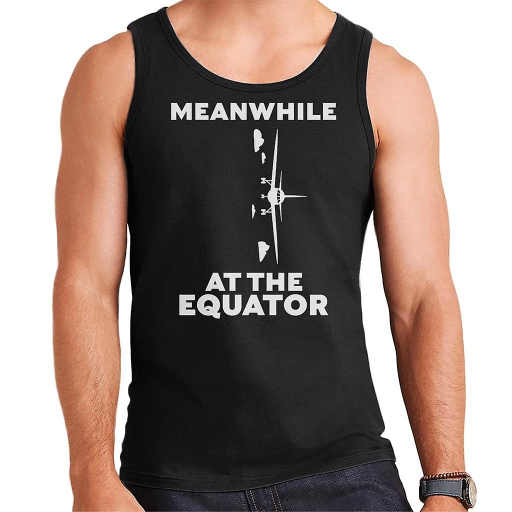 Meanwhile At The Equator Flat Earth Men's Vest