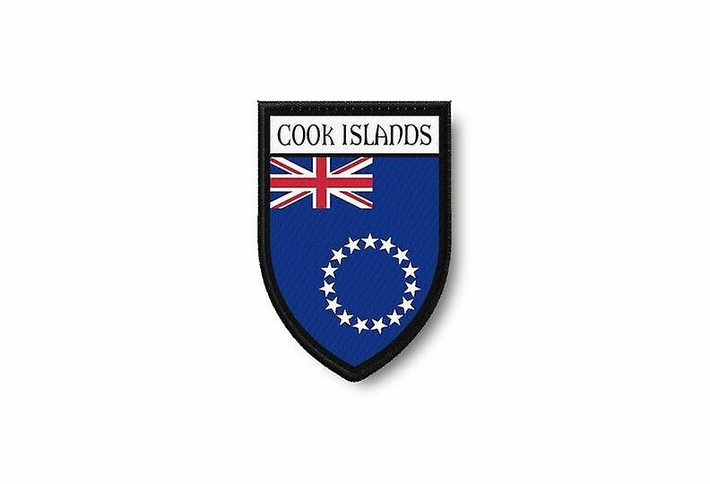 Patch Ecusson Termocollant Edge Brode Flag Prints Cook Islands