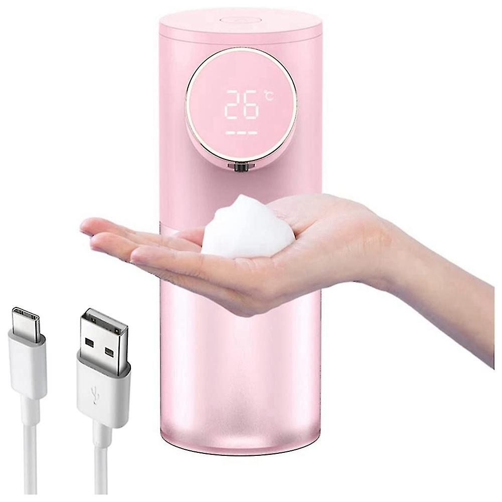 Distributeur de savon mousse USB rechargeable 320ml distributeurs de savon liquide à affichage numérique machine à main en mousse