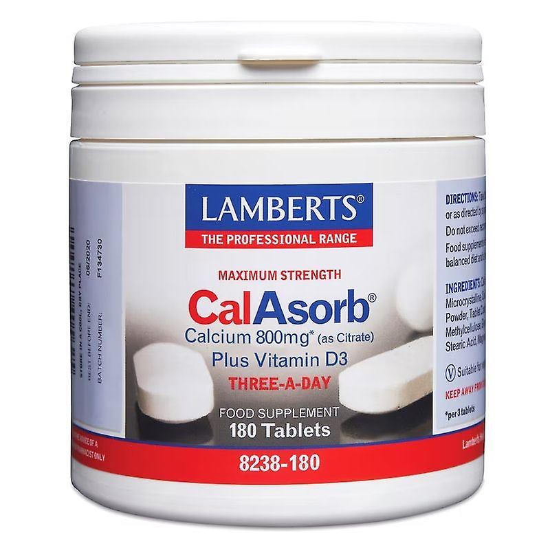 Lamberts CalAsorb Calcium 800mg Tablets 180 (8238-180)