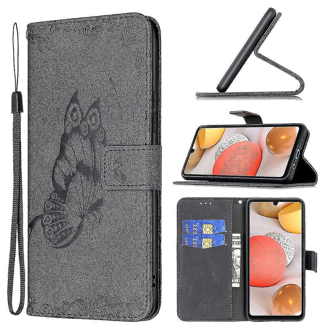Compatible With Samsung Galaxy A42 5g Black Butterfly Mobile Case