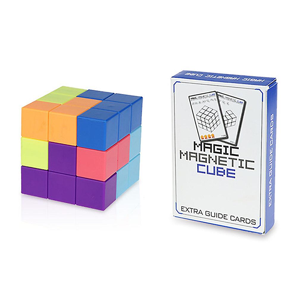 3D Magnetic Puzzle Blocks for Creativity and Relaxation