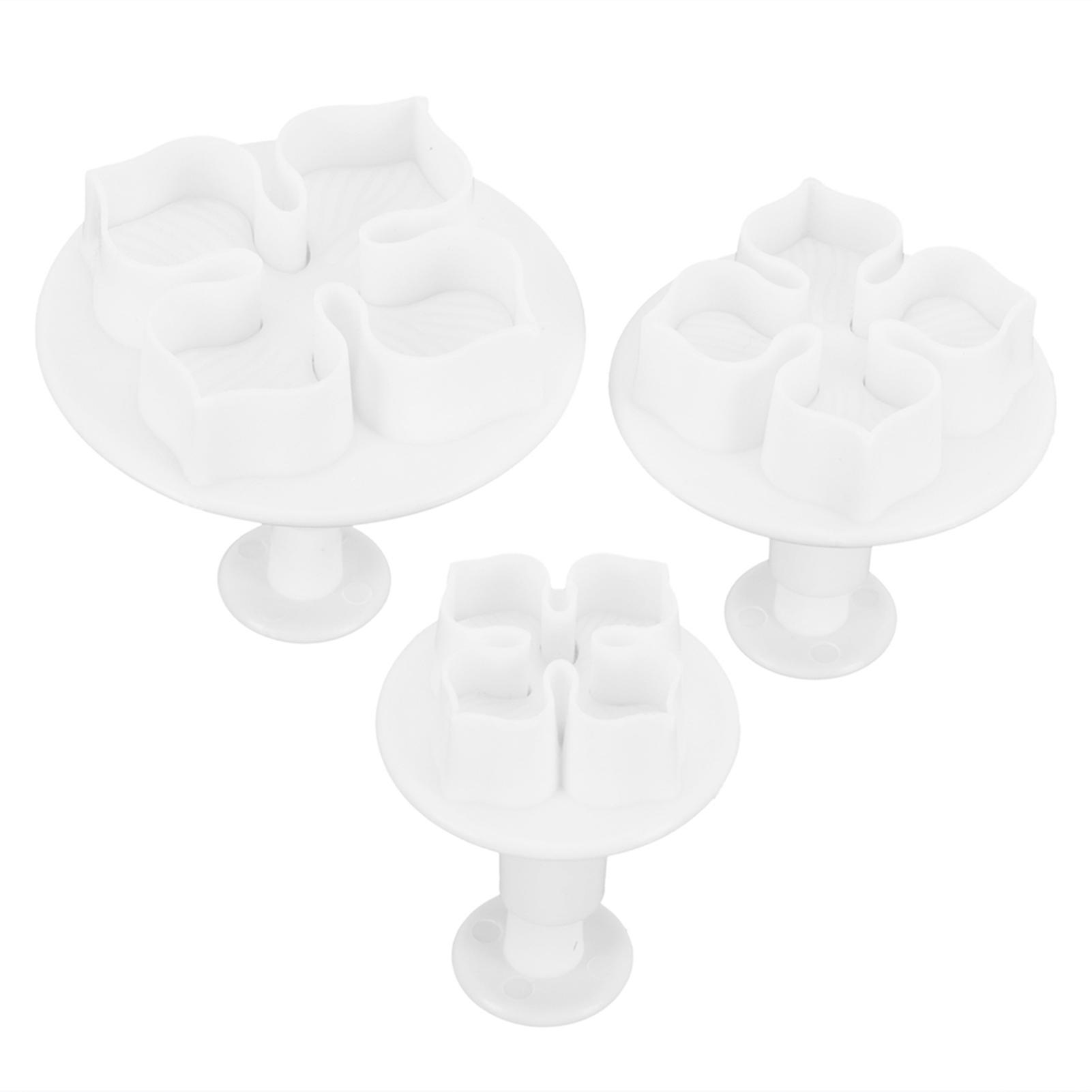 3 Pcs Hydrangea Cake Molds Cookie Cutters Springform Pan Baking Tool