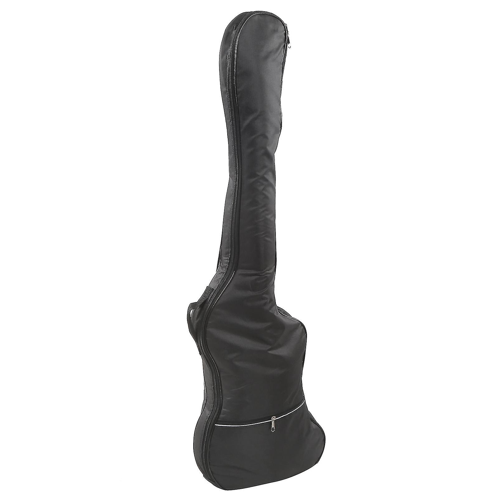 حقيبة جيتار باس كهربائية 47 بوصة سميكة مقاومة للماء حزام كتف مزدوج قابل للتعديل أسود