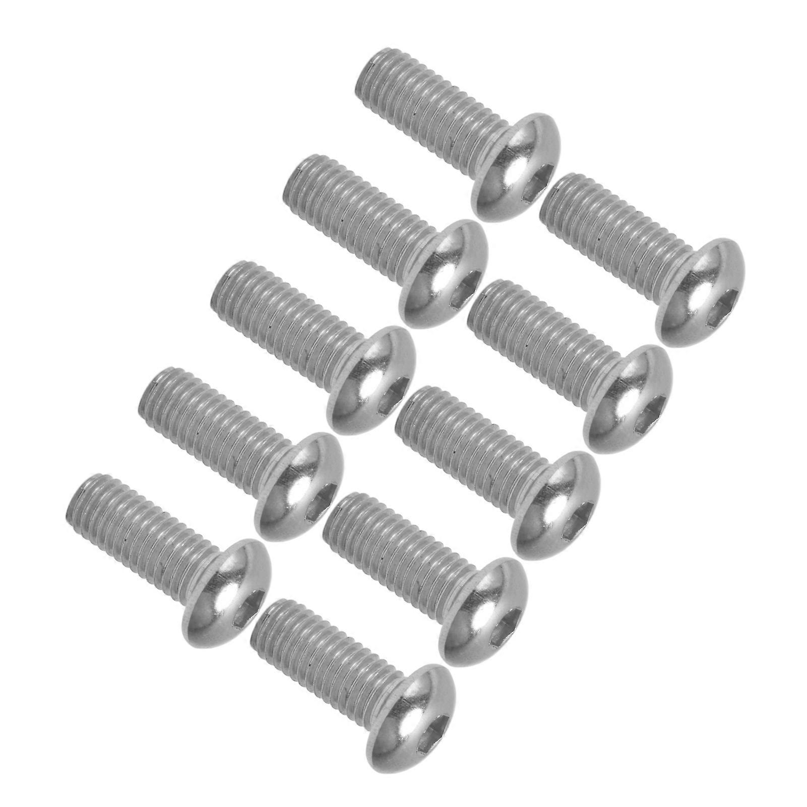 30Pcs Hex Socket Button Head Screw A2 Stainless Steel M10x1.5 Coarse Thread Set KitM10x25