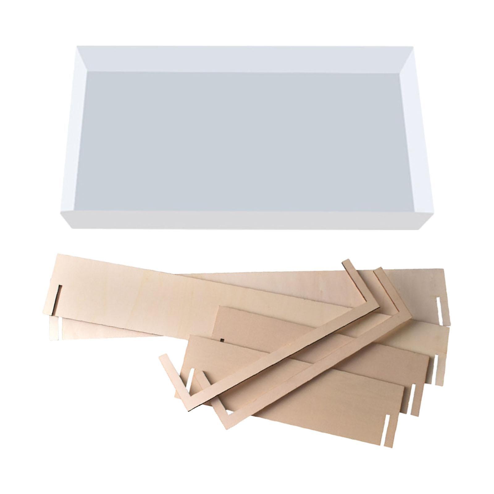 Epoxy Resin River Table Mold Box Form with Fixing Frame Wooden Board