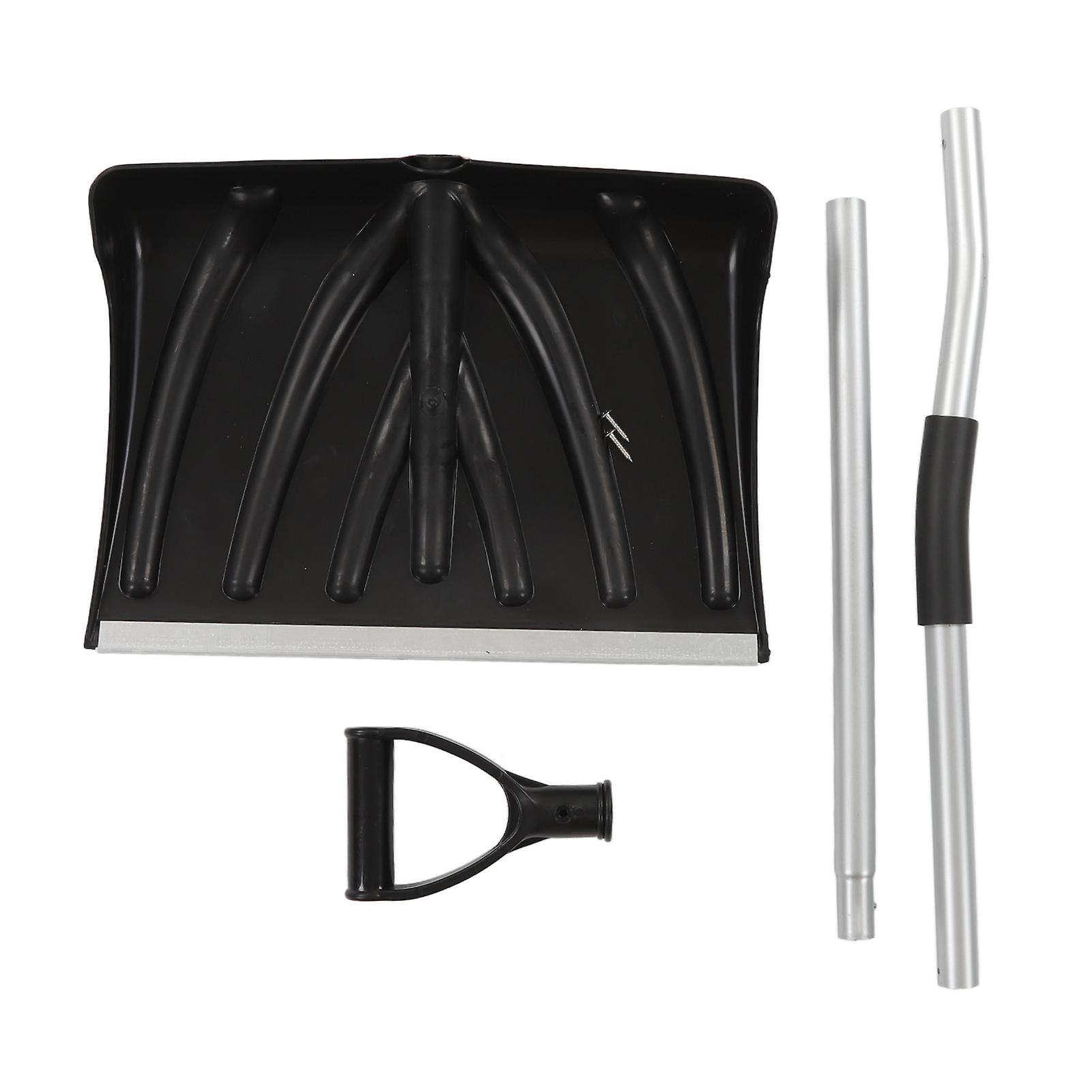 Wide Snow Shovel 17.7in Width Large Capacity D Shaped Handle Detachable Emergency Snow Shovel for Car Garage Warehouse