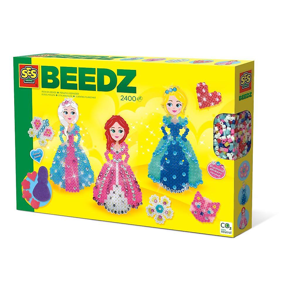 Ses creative princesses diamond iron-on beads mosaic set, 5 years or above
