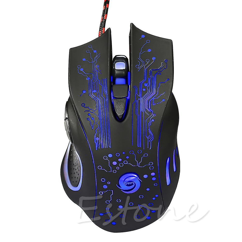 Sb Game Luminous Gaming Mechanical Mouse 5500dpi 6 Buttons Wired Mouse Silent