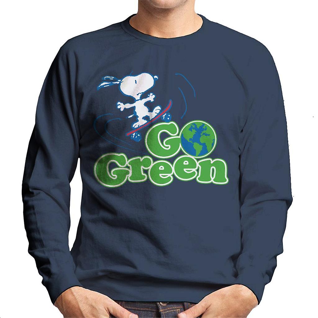 Peanuts Snoopy Go Green Men's Sweatshirt