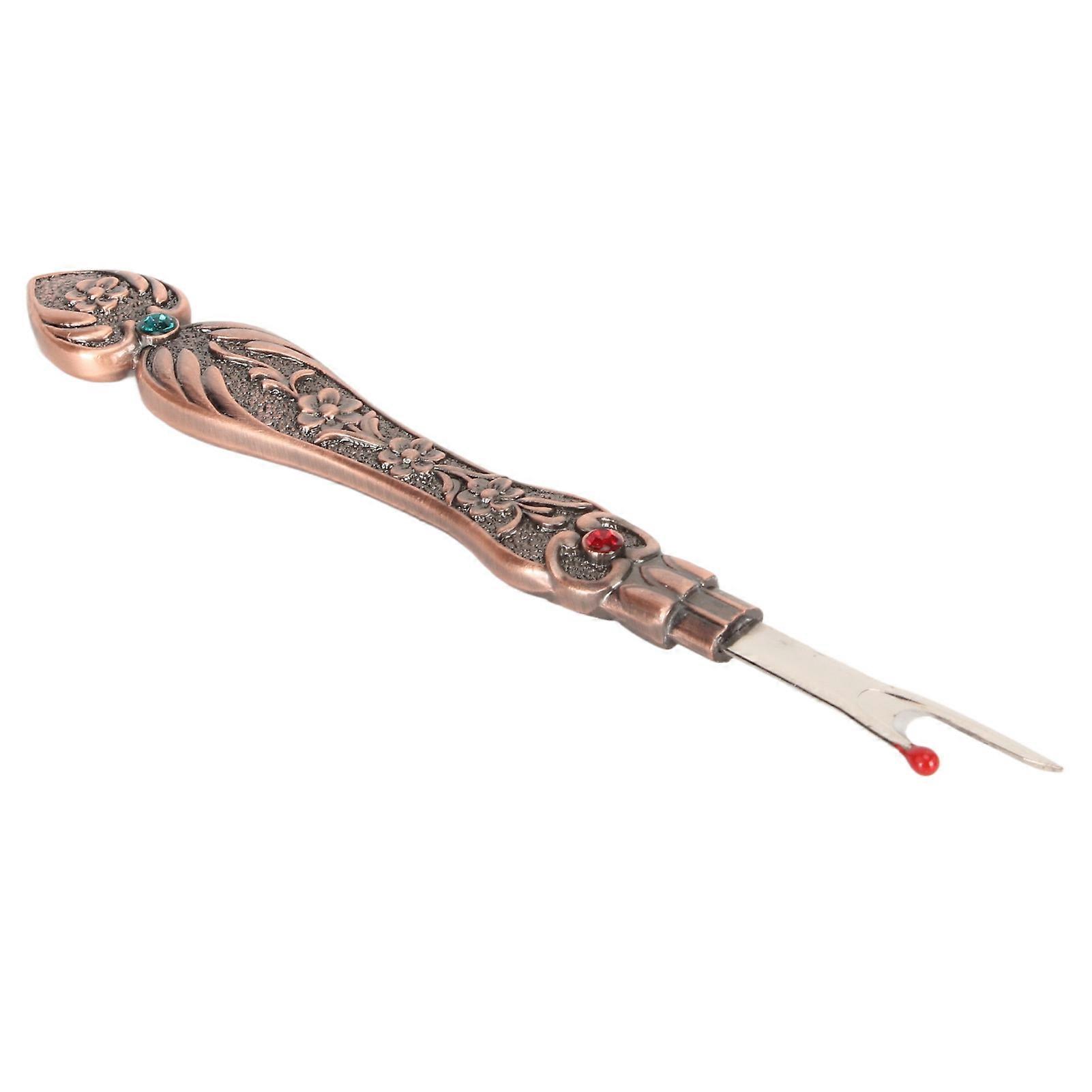 Retro Seam Remover Daffodil Pattern Handcraft Quickly Removal Hand Stitch Remover for Sewing Work Needlework