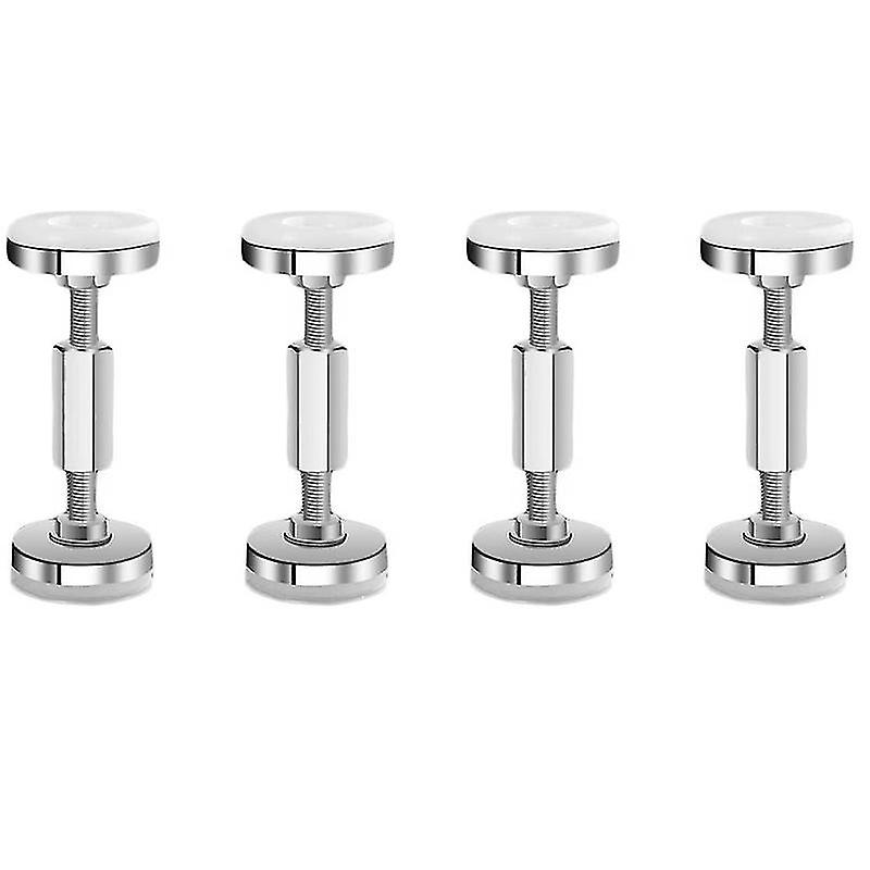 4 pz Regolabile Threaded Bed Frame Strumento Anti-scuotimento, le testiere del comodino impediscono l'allentamento (argento, 5-hao
