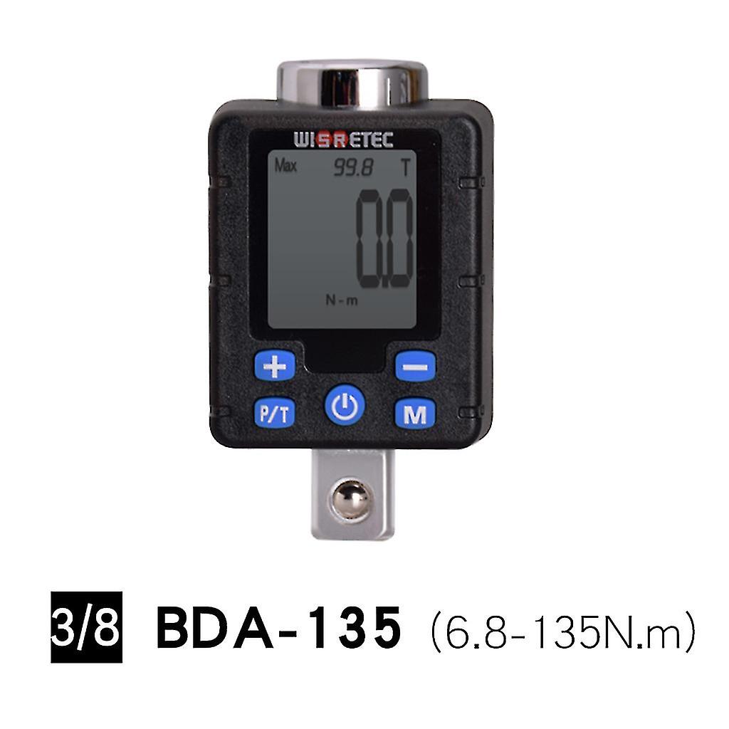 1 Set Steel High Precision Torque Adapter Adjustable Electronic Digital Torque Wrench Lcd Display Electronic Spanner Battery Powerd