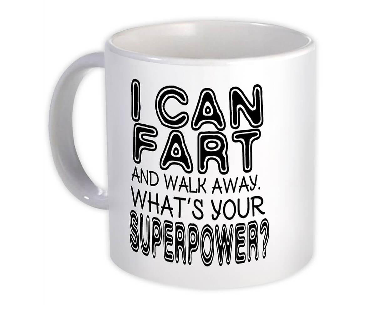 Gift Mug: Eu Posso Peido Superpoder e