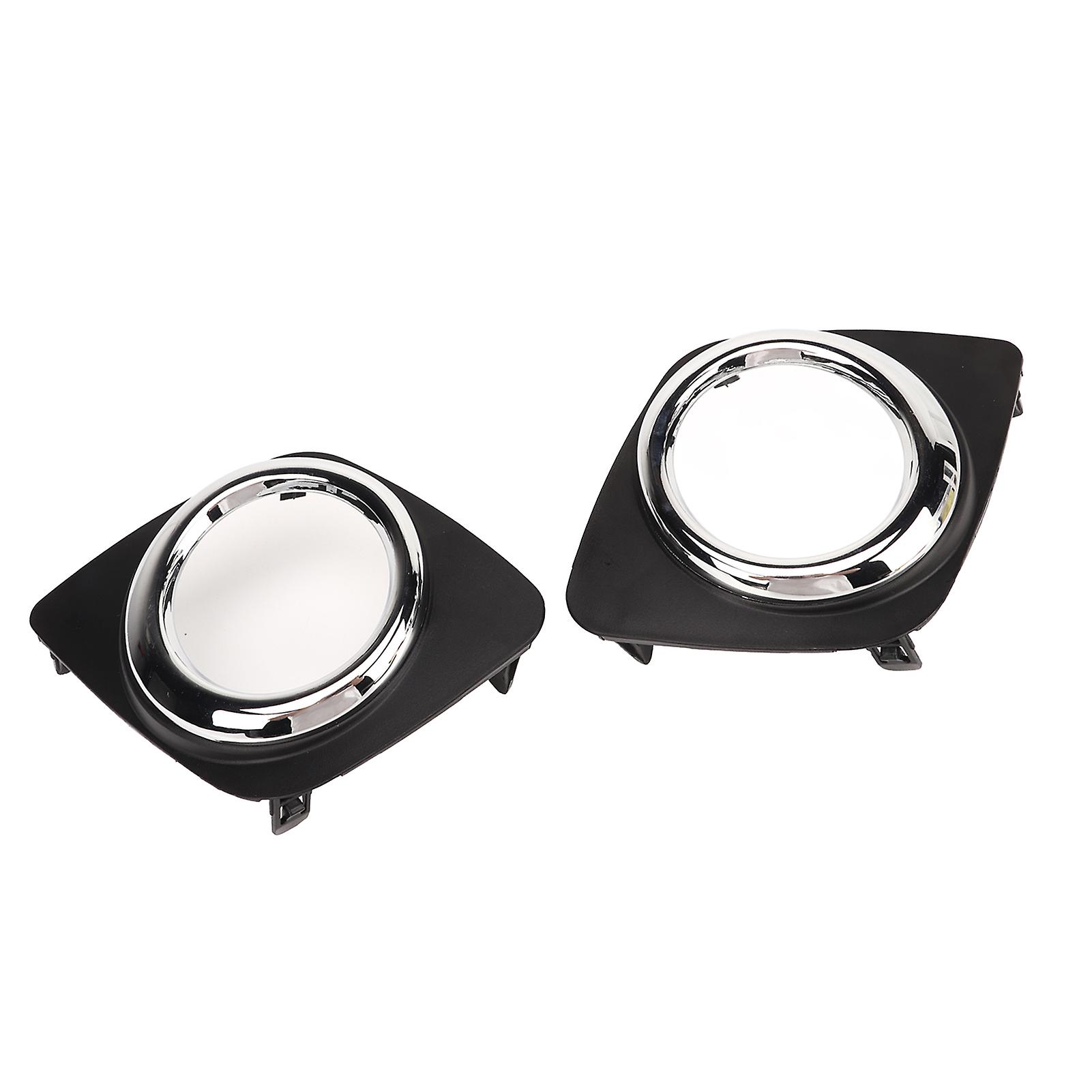 2PCS Front Bumper Fog Light Cover 52128‑0R040 Car Fog Lamp Cover Replacement for RAV4 2009‑2013 