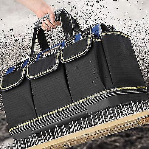 19-inch Tool Bag Waterproof Tool Bag With Adjustable Shoulder Strap And Molded Base