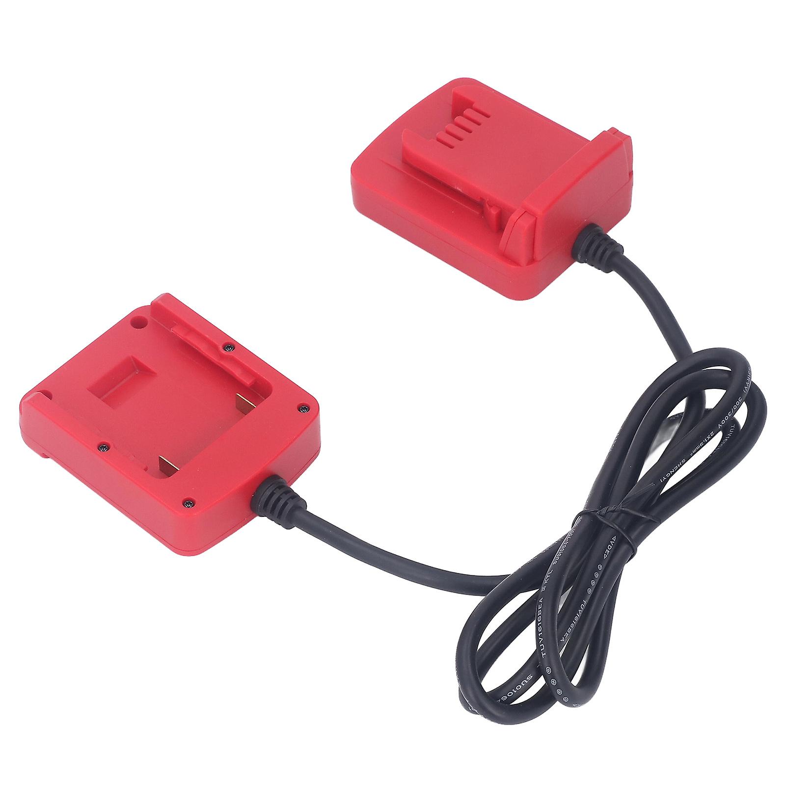 Power Tool Battery Converter BAT618 18V Lithium Battery Adapter Converter with Belt Clip for 48 11 1811 Interface Tool