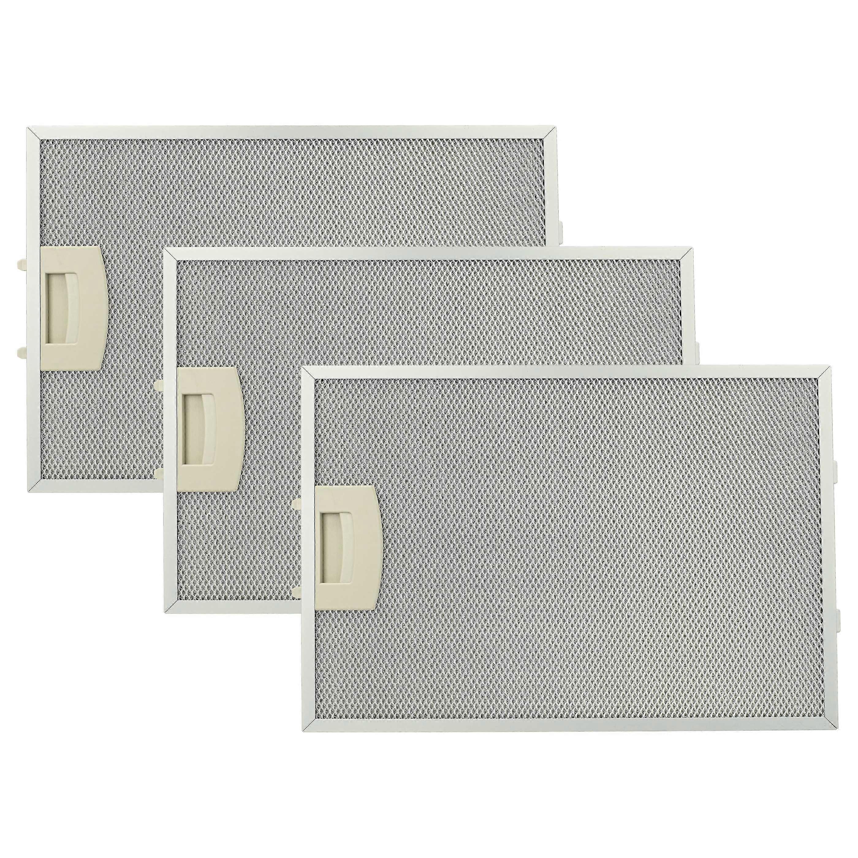 vhbw 3x Filter Kovový tukový filter kompatibilný s Bosch DKE965AAU/01, DKE965A/04, DKE965A/03, DKE965AGB/03, DKE965AGB/01 Odsávač pár, kov