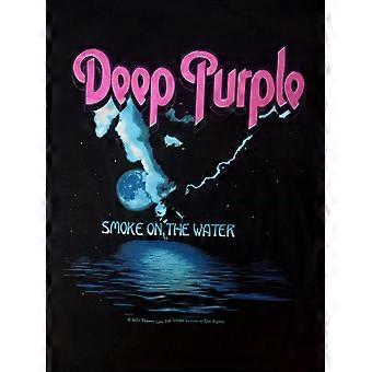 Deep Purple T Shirt Smoke On The Water Circle Band Logo Deep Purple T Shirt Smoke On The Water Circle Band Logo