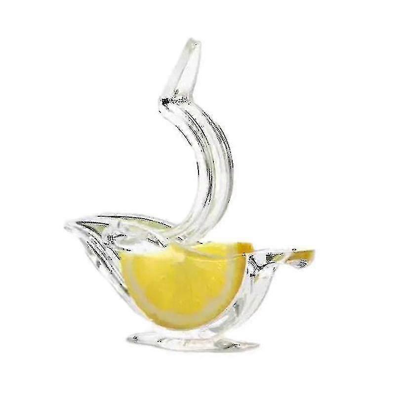 Lemon Juicer Clip Acrylic Manual Lemon Slice Squeezer Convenient Transparent Fruit Juicer For Home 3pcs