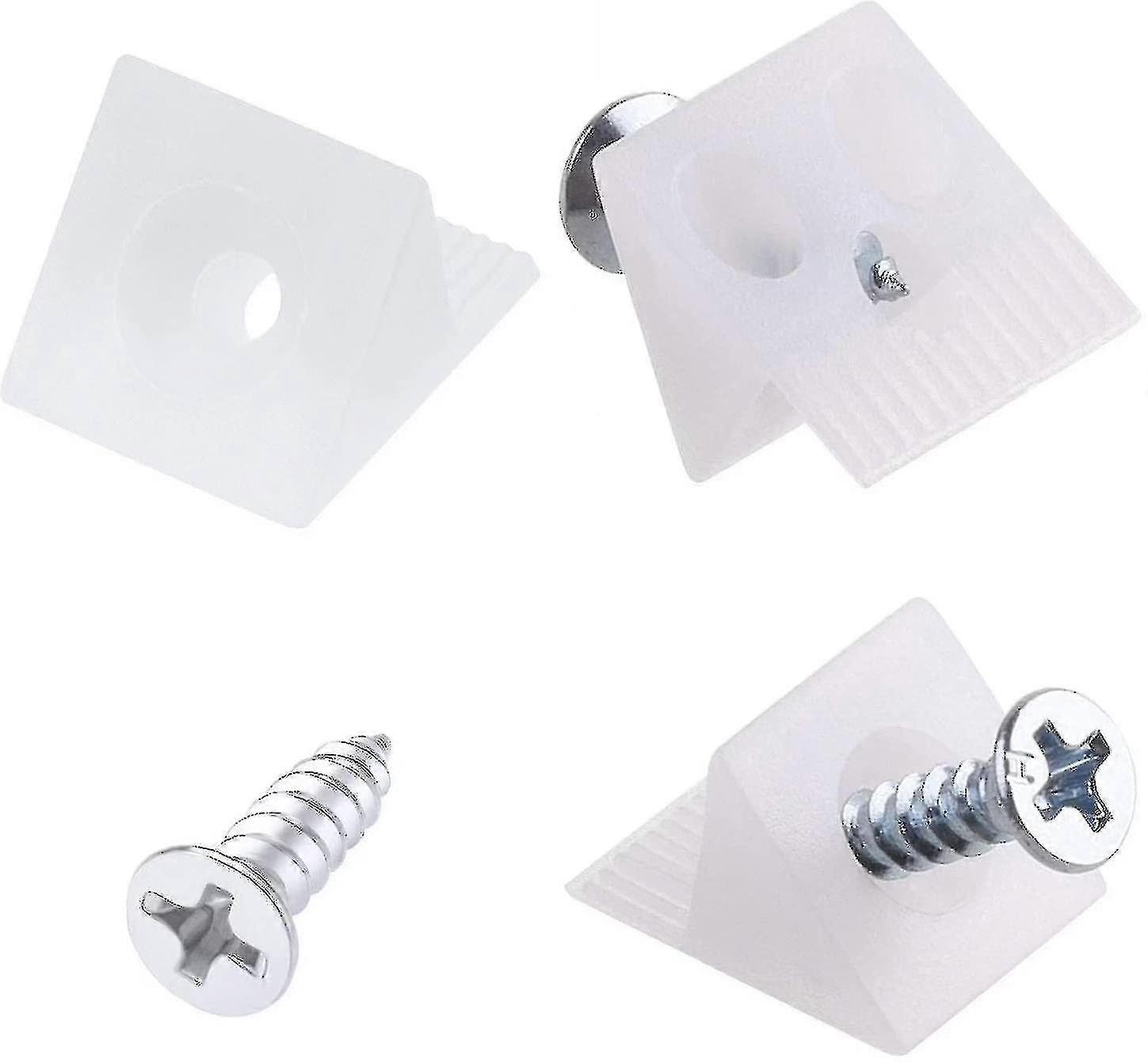 100 Packs Furniture Chest Drawer Bottom Repair Kit - Fixing and Mending Drawer, Reliable and Easy to Use