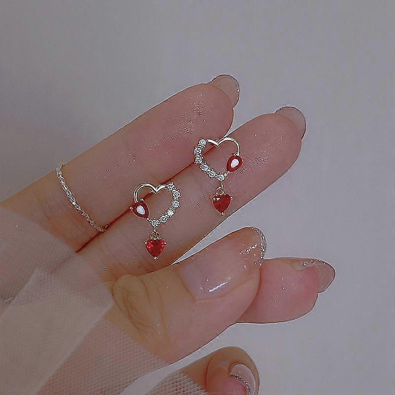Gemshadow for wome heart earrings