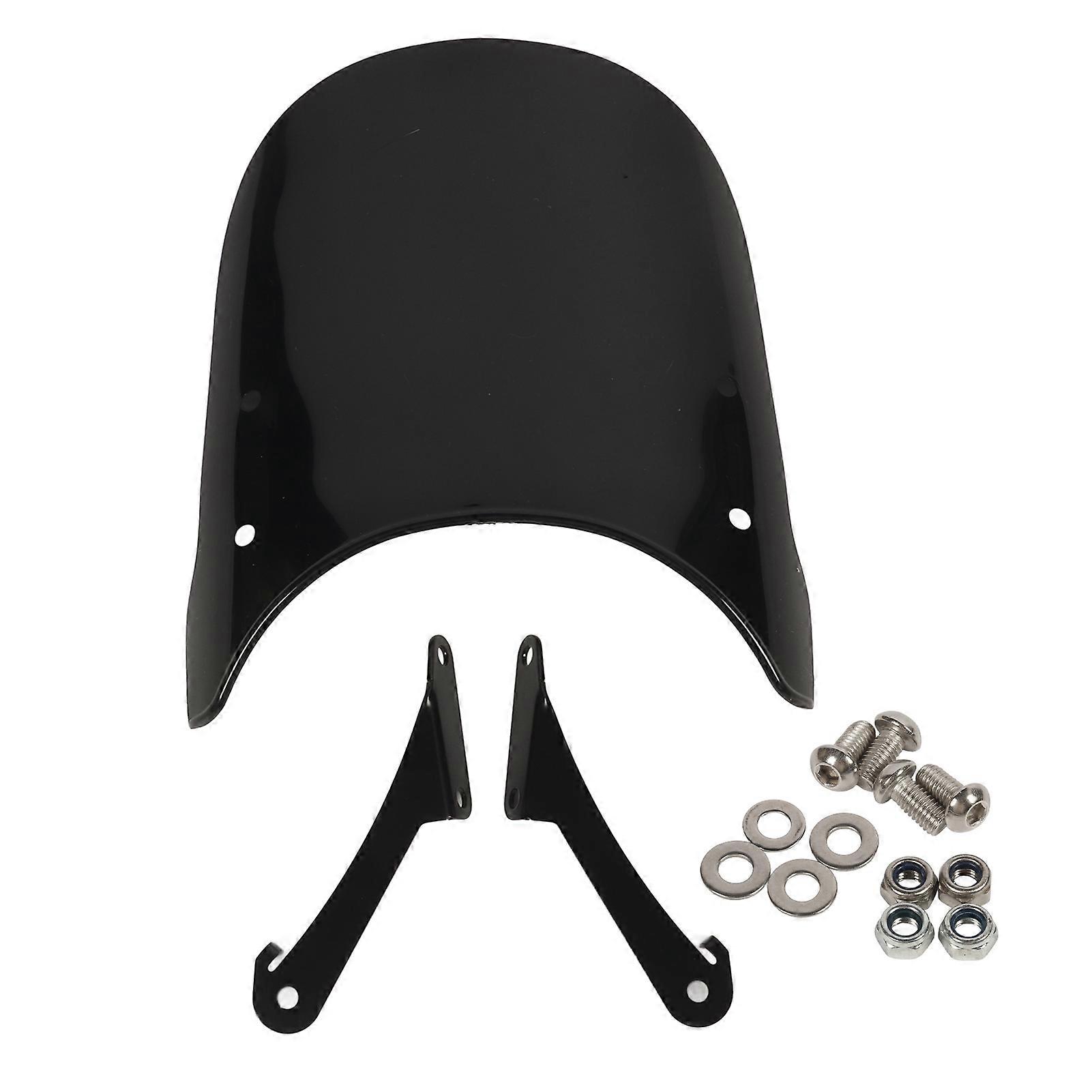 Motorcycle Windscreen Stylish Protective Sturdy High Strength Front Motorcycle Windshield For XSR 900 Black E2U613