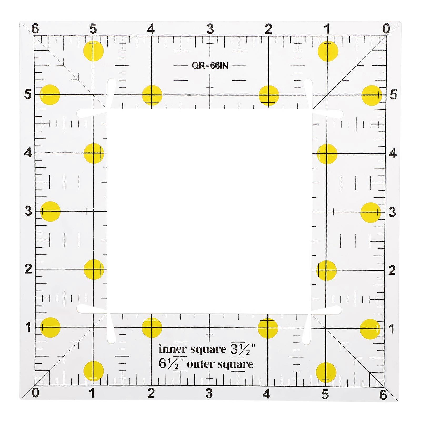 Precision Ruler Stitching Ruler Sewing Ruler Tool Set Quilting Ruler Cut French Metric Ruler