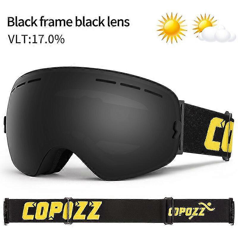 Jianghuo 전문 스키 고글 더블 레이어 렌즈 안티 안개 Uv400 큰 스키 안경 스키 스노우 보드 남성 여성 스노우 고글