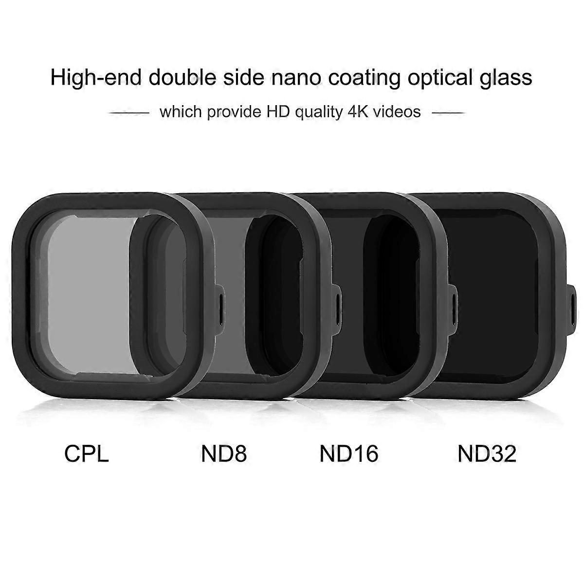 Soonsun Polarized Camera Lens Filter Kit Accessories For Gopro Fore11 10 9 Black Red Voluntary 8 16 Voluntary 32 Cpl