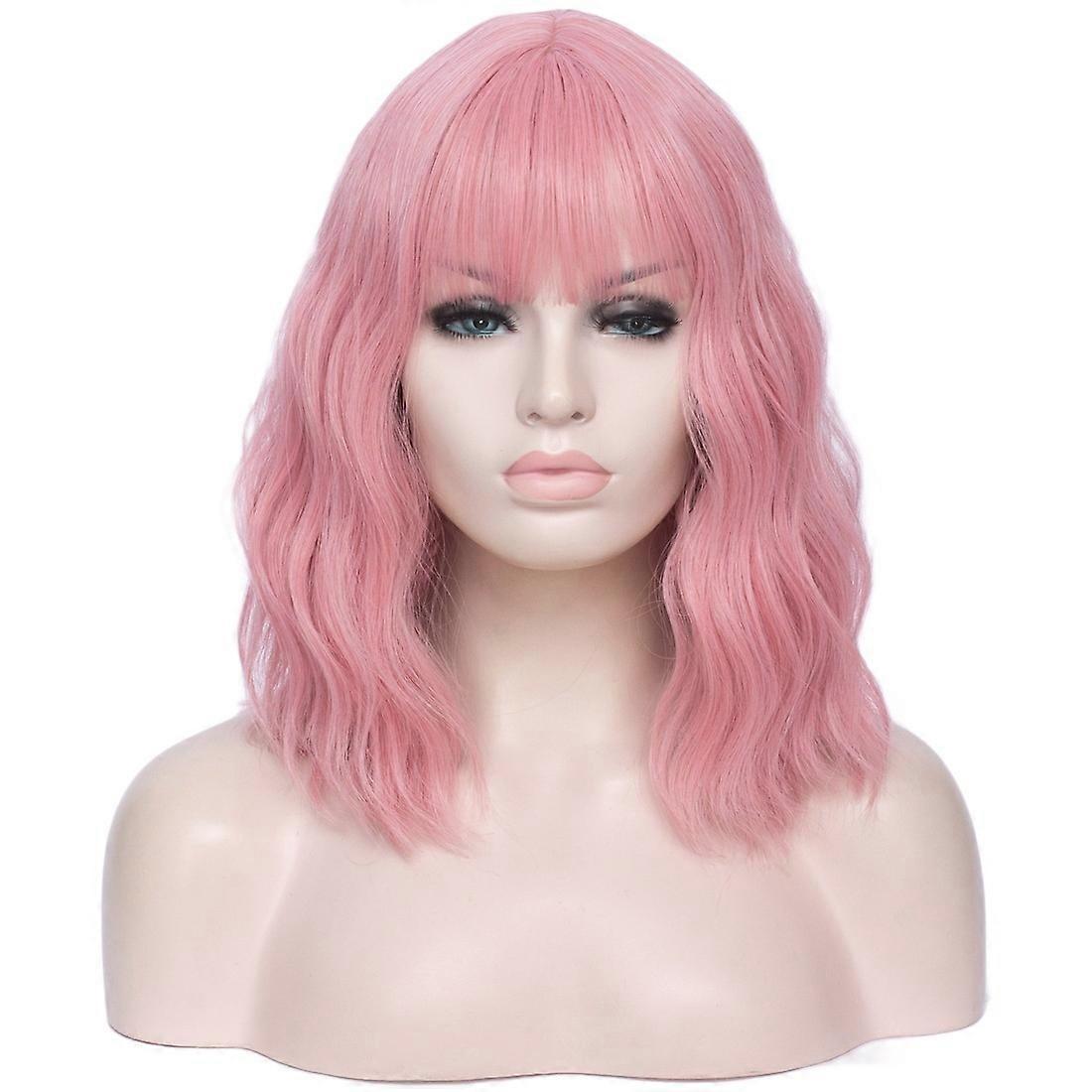 Short curly wig ladies wavy wig (color 11)
