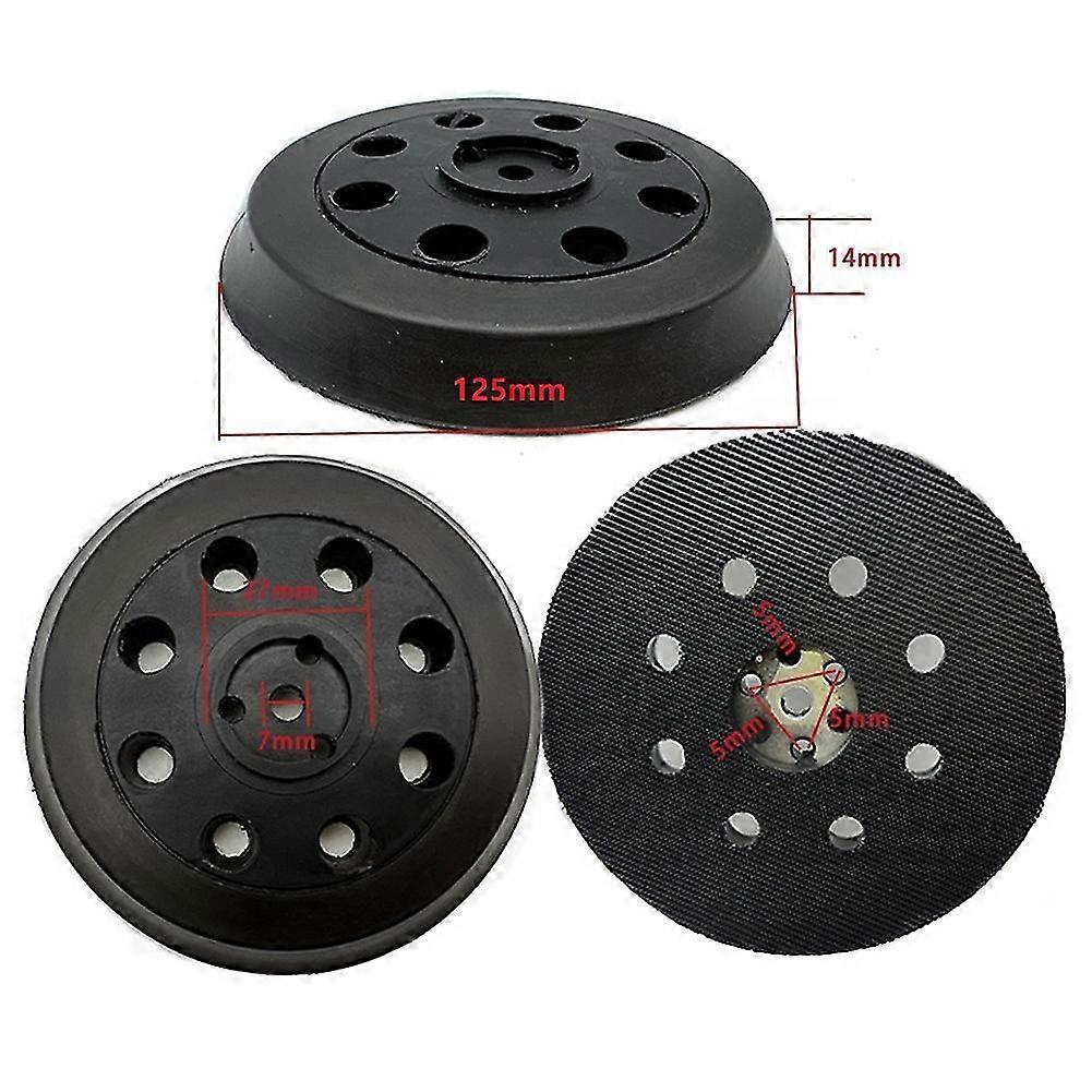 5 Inch 125mm Backing-Pad Sanding Pads For Bosch PEX 300 AE 400 AE 4000 AE Hook And Loop Polishing Backing Pads Grinding-Tools-Yvan