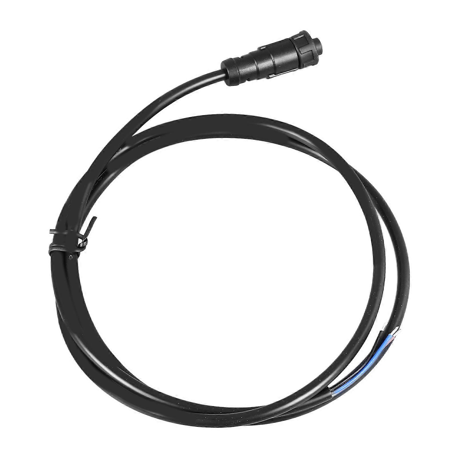E7 3 Core Female Plug Straight Molded Plug Unshielded Waterproof Plastic Shell Connector for LED Display Monitor