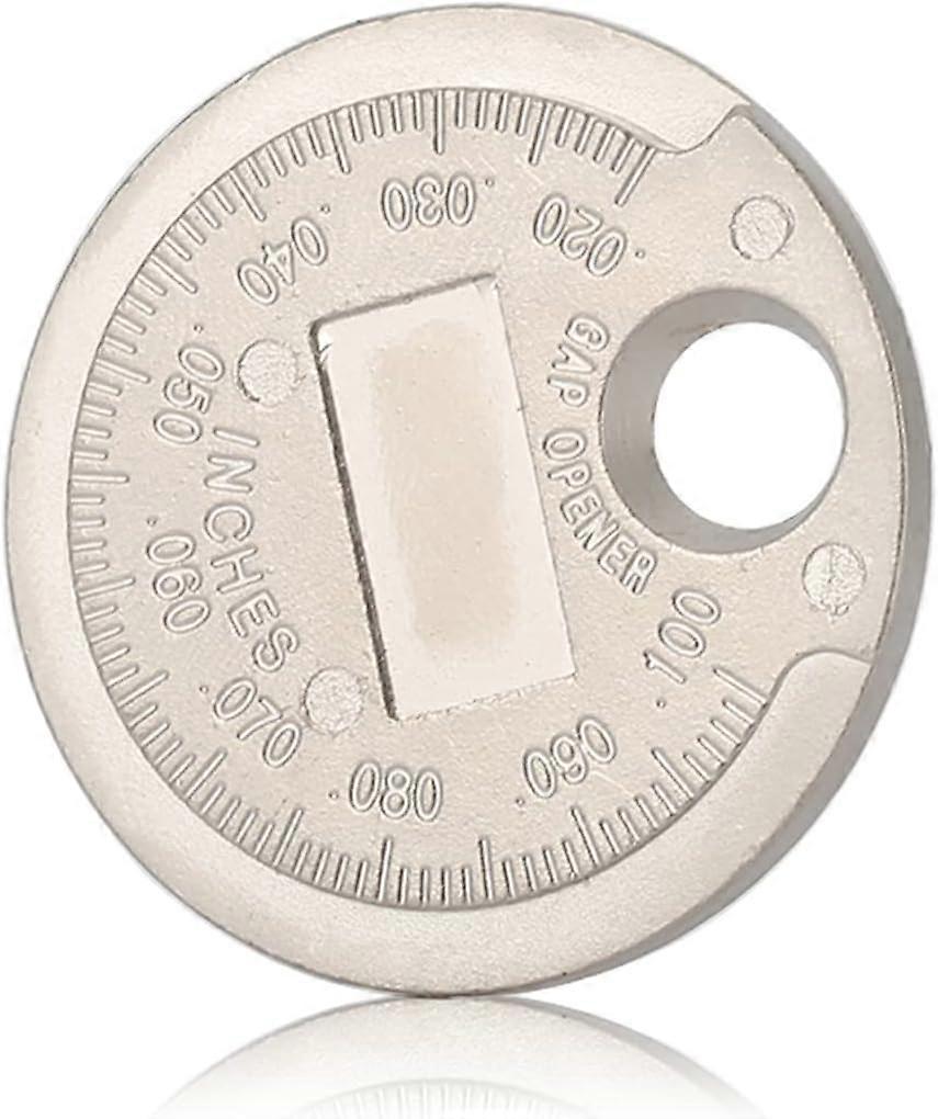 Gauge Wire Plug Gap, Spark Plug Gap Gauge Measuring Tool Scaled from 0.020 to 0.100 Inch